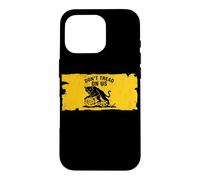Custodia per iPhone 16 Pro Non calpestare noi Anarchico Gatto Nero Gadsden Parodia