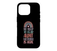 Custodia per iPhone 16 Pro Non c'è bisogno di temere che zia Victoria sia qui Nome Rainbow