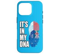 Custodia per iPhone 16 Pro Nuova Zelanda E Malgascio Mix DNA Heritage Flag