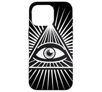 Custodia per iPhone 16 Pro Occhio onnivista, simbolo, piramide, Dio, massone, stella