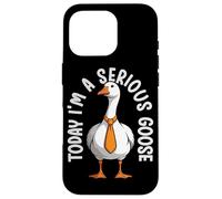 Custodia per iPhone 16 Pro Oggi sono un'oca seria, Funny Goose & Goose Pun