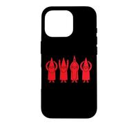 Custodia per iPhone 16 Pro Ohio Gnomes Graphic Design Minimalist Art Style