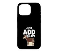 Custodia per iPhone 16 Pro Okapi Lover Okapi Animali Rari Animali Selvatici Amante