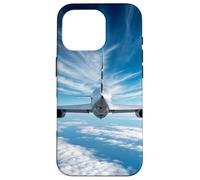 Custodia per iPhone 16 Pro Oltre l'orizzonte: aereo da dietro