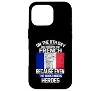 Custodia per iPhone 16 Pro On The Eighth Day God Created The French Pride Heroes