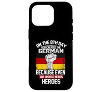 Custodia per iPhone 16 Pro On The Eighth Day God Created The German Pride Heroes