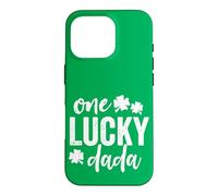 Custodia per iPhone 16 Pro One Lucky Dada, regalo per San Patrizio, colore: verde e scuro