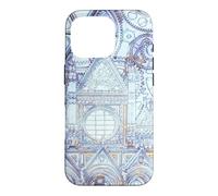Custodia per iPhone 16 Pro Opera d'arte blu della Cattedrale Toscana