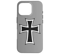 Custodia per iPhone 16 Pro ORDINE TEUTONIC EMBLEMA CROCE CAVALIERI TEUTONICI CROCIATE