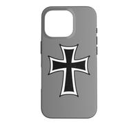 Custodia per iPhone 16 Pro ORDINE TEUTONIC EMBLEMA CROCE CAVALIERI TEUTONICI CROCIATE