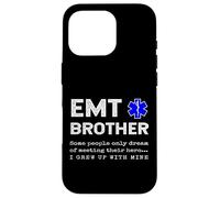 Custodia per iPhone 16 Pro Orgoglioso EMT Brother Emergenza Medico Tecnico Sorella Citazione