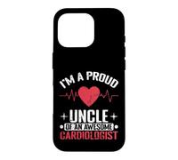 Custodia per iPhone 16 Pro Orgoglioso zio fantastico cardiologo