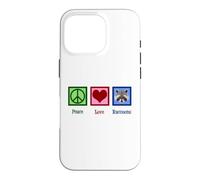 Custodia per iPhone 16 Pro Pace Amore Procioni Carino Procione