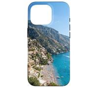 Custodia per iPhone 16 Pro Paesaggio scenico del villaggio sul mare della scogliera della Costiera Amalfitana