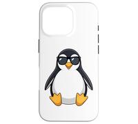 Custodia per iPhone 16 Pro Paffuto Cool Penguin con occhiali da sole Summer Vibes
