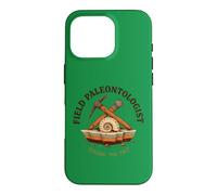 Custodia per iPhone 16 Pro Paleontologo di campo scavando il fossile passato
