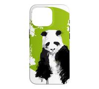 Custodia per iPhone 16 Pro panda orso clima ambiente save the world depressione triste