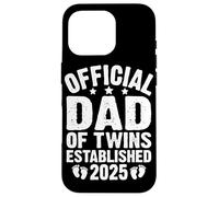 Custodia per iPhone 16 Pro Papà ufficiale dei gemelli fondata nel 2025