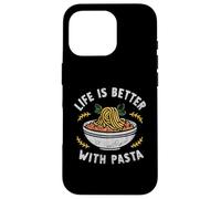 Custodia per iPhone 16 Pro Pasta Art Per Donne Uomini Ragazze Spaghetti Italiano Food Lover