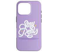 Custodia per iPhone 16 Pro Paul Frank Stay Real Bubble Testo