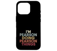 Custodia per iPhone 16 Pro Pearson Name Pearson Personalized Name First Given