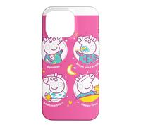 Custodia per iPhone 16 Pro Peppa Pig Sleepy Time