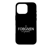 Custodia per iPhone 16 Pro Perdonare Non È Perfetto Dio Gesù Cristo Salvatore Cristiano
