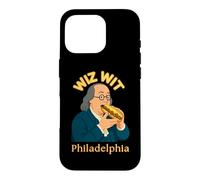 Custodia per iPhone 16 Pro Philly Cheesesteak Wiz Wit Benjamin Franklin Filadelfia