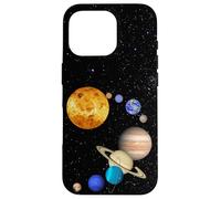 Custodia per iPhone 16 Pro Pianeti nel sistema solare con Plutone - Scienza