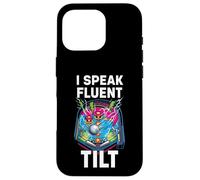Custodia per iPhone 16 Pro Pinball Machine Player I Speak Fluent Tilt Arcade