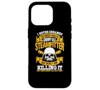 Custodia per iPhone 16 Pro Pipefitter Gifts Divertente idraulico Steamfitter Grumpy Killin It