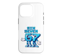 Custodia per iPhone 16 Pro Pixel Six Seven Numbers Stile di gioco retrò