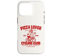 Custodia per iPhone 16 Pro Pizza Lover Cycling Club Bici da Corsa Pizza