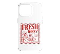Custodia per iPhone 16 Pro Pizza Satan "Fresh Hell" Satan Occult Satanic Lucifer