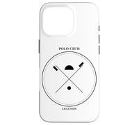 Custodia per iPhone 16 Pro Polo Club Legends - Mazzuole vintage con distintivo equestre