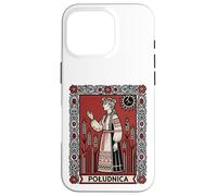 Custodia per iPhone 16 Pro Poludnica, mito pagano slavo, orrore popolare, spirito solare