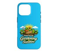 Custodia per iPhone 16 Pro Powered By Gardening and Sunshine Funny