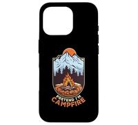 Custodia per iPhone 16 Pro Pretend I'm Campfire Camping Holiday Funny Halloween Costume
