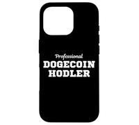 Custodia per iPhone 16 Pro Professional Dogecoin HODL Crypto Mining Doge Dank Meme Coin