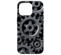 Custodia per iPhone 16 Pro Progettazione astratta di precisione di ingegneria industriale del sistema