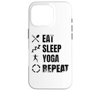 Custodia per iPhone 16 Pro Programma giornaliero di yoga Esercizio di yoga