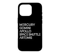 Custodia per iPhone 16 Pro Programmi Spaziali Mercurio Gemelli Apollo Shuttle Artemis to Moon