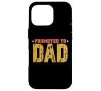 Custodia per iPhone 16 Pro Promoted To Daddy Maglietta New Dad Baby First Time Daddy