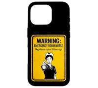 Custodia per iPhone 16 Pro Pronto soccorso infermiera avverte la mia pazienza scaduto ore fa