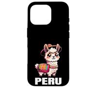 Custodia per iPhone 16 Pro Proud Peruvian Llama Parade: Cultural Peru Pride Souvenir