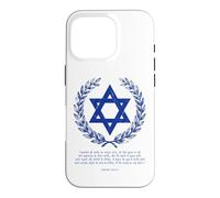 Custodia per iPhone 16 Pro Psalms 122:6-9 Star of David Israel Bible Verse Hindi