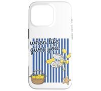 Custodia per iPhone 16 Pro Quando la vita ti offre ostriche, sorridi con umorismo