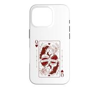Custodia per iPhone 16 Pro Queen Hearts Orgoglio Lesbico | Romance Gothic LGBTQ