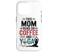 Custodia per iPhone 16 Pro Questa Mamma Si Nutre Di Caffè, Appassionata Di Yoga E