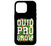 Custodia per iPhone 16 Pro Quid Pro Grow Gardener - Fiori da giardino primaverili con testo floreale